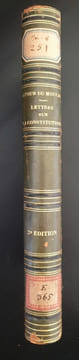 LETTRES SUR LA CONSTITUTION DE 1852 LA FRANCE COMPAREE A L'ANGLETERRE. LATOUR DU MOULIN