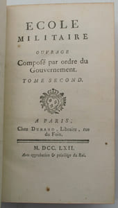 École militaire. Ouvrage composé par ordre du Gouvernement 