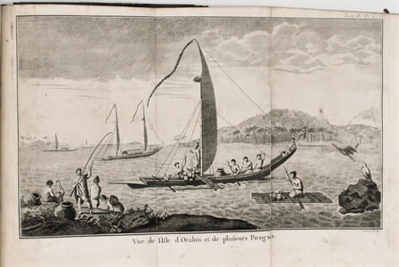 Relation des voyages entrepris par ordre de sa majesté britannique, …. et successivement exécutés par le Commodore Byron, le Capitaine Carteret, le Capitaine Wallis & le Capitaine Cook, dans les vaisseaux le Dauphin, le Swallow & l'Endeavour ...