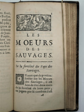 DESCRIPTION DE LA LOUISIANE NOUVELLEMENT DÉCOUVERTE AU SUD OUEST DE LA NOUVELLE FRANCE, PAR ORDRE DU ROY. AVEC LA CARTE DU PAYS: LES MOEURS & LA ...