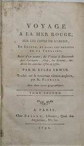 Voyage a la mer rouge, sur les cotes de l'Arabie, en Egypte, et dans les deserts de la Thébaide; suivi d'un autre, de Venise, Alep, les déserts, etc.