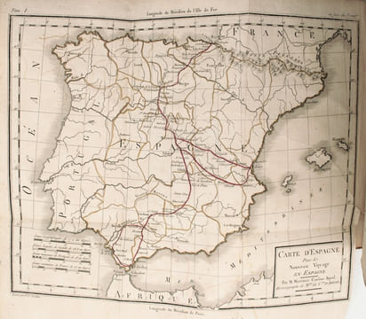 Nouveau Voyage en Espagne, ou Tableau de l'état actuel de cette monarchie .... BOURGOING , Jean François de