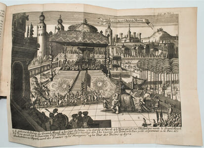 Voyages de François Bernier...contenant la description des États du Grand Mogol, de l'Hindoustan, du royaume de Kachemire, etc. Où il est traité des richesses, des forces, de la justice & des causes principales de la décadence des États de l'Asie, & de plusieurs évenemens considérables ….