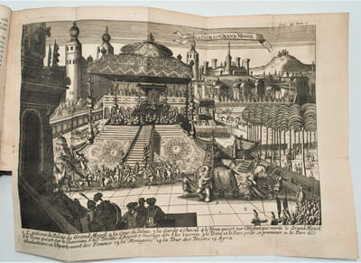 Voyages de François Bernier...contenant la description des États du Grand Mogol, de l'Hindoustan, du royaume de Kachemire, etc. Où il est traité des richesses, des forces, de la justice & des causes principales de la décadence des États de l'Asie, & de plusieurs évenemens considérables ….