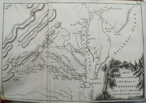 Voyages de Chastellux dans l’Amérique Septentrionale dans les années 1780-1782. . CHASTELLUX (François-Jean marquis de) .