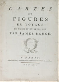Voyage en Nubie et en Abyssinie, entrepris pour découvrir les sources du Nil, Pendant les années 1768, 1769, 1770, 1771 & 1772.
