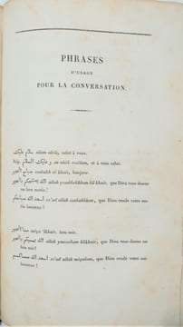 Grammaire arabe vulgaire pour les dialectes d'Orient et de Barbarie. CAUSSIN de PERCEVAL (Armand-Pierre)