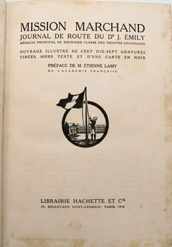 Mission Marchand. Journal de route du Dr. J Emily. ÉMILY , (Docteur Jules)