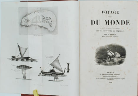 Voyage autour du monde entrepris par ordre du gouvernement sur la corvette la Coquille. . LESSON (René-Primevère)