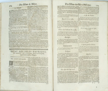 Les Estats, Empires, Royaumes, et principautez du monde, representez par l'ordre, & veritable description des Pays, Moeurs des Peuples, Forces, ...