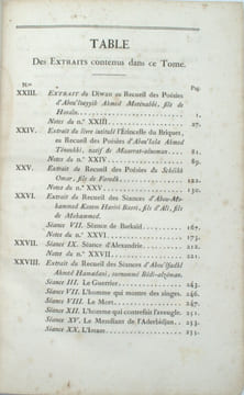 Chrestomathie Arabe ,ou extraits de divers écrivains arabes, tant en prose qu’en vers…. SACY (Baron Antoine-Isaac Silvestre De)