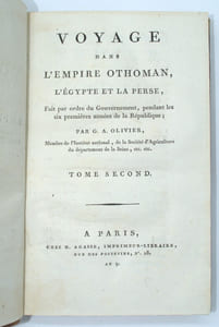 Voyage dans l'Empire Othoman, l'Égypte et la Perse, fait par ordre du Gouvernement, pendant les six premières années de la République .