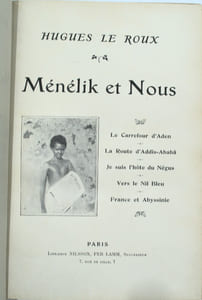 Ménélik et nous