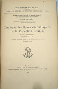 Travaux et mémoires de l'Institut d'ethnologie  , tomes XII , XXIV, XXX et XXXVIII
