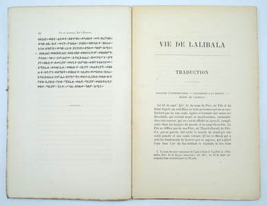 Vie de Lalibala, roi d'Éthiopie : texte éthiopien publié d'après un manuscrit du musée britannique et traduction française avec un résumé de l'histoire des Zagüés et la description des églises monolithes de Lalibala 