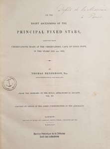 ON THE RIGHT ASCENSIONS OF THE PRINCIPAL FIXED STARS