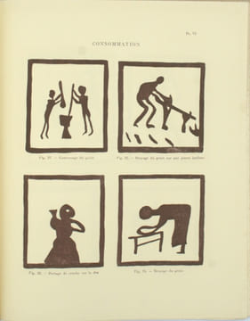 Silhouettes et Graffiti abyssins. Introduction de Marcel Mauss.. GRIAULE Marcel.