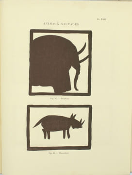 Silhouettes et Graffiti abyssins. Introduction de Marcel Mauss.. GRIAULE Marcel.