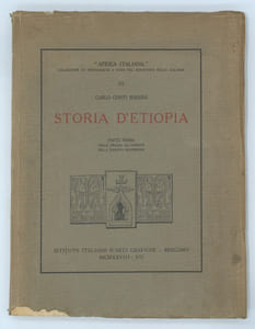 Storia d'Etiopia. Parte prima. Dalle origini all'avvento della dinastia Salomonide