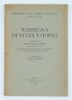 Rassegna di studi etiopici : Volume VI : Gennaio- Dicembre 1947. ROSSINI , Carlo Conti 