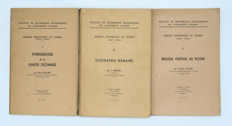 Mission scientifique du Fezzan . Hydrogéologie de la cuvette fezzanaise .Géographie humaine . Biologie végétale du Fezzan
. KILLIAN (Charles), ...
