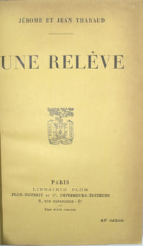 Une Relève. THARAUD (Jérôme et Jean)