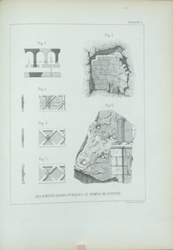 Fouilles à Carthage aux frais et sous la direction de M. Beulé. . BEULÉ (Charles-Ernest)