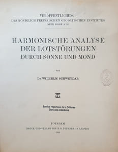 HARMONISCHE ANALYSE DER LOTSTORUNGEN DURCH SONNE UND MOND