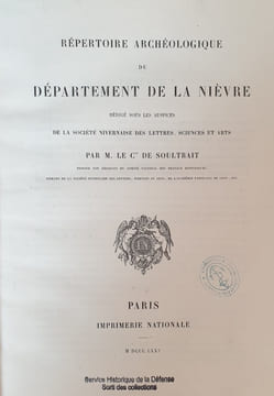 REPERTOIRE ARCHEOLOGIQUE DU DEPARTEMENT DE LA NIEVRE. SOULTRAIT