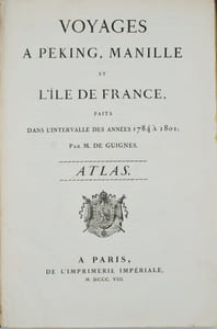 Voyages à Péking, Manille et l'Île de France, faits dans l'intervalle des années 1784 à 1801