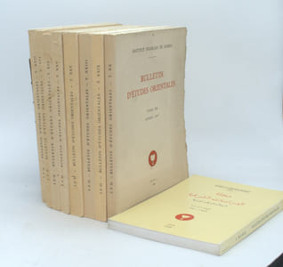 Bulletin d’études orientales , Direction scientifique des Études médiévales, modernes et arabes de l'IFPO