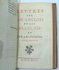 Lettres sur les Anglois et les François et sur les Voiages. MURALT, Béat-Louis de