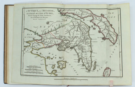 Voyage du jeune Anacharsis en Grèce, vers le milieu du quatrième siècle avant l'ère vulgaire.
Quatrième édition. BARTHÉLÉMY (Jean-Jacques)