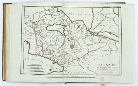 Voyage du jeune Anacharsis en Grèce, vers le milieu du quatrième siècle avant l'ère vulgaire.
Quatrième édition. BARTHÉLÉMY (Jean-Jacques)