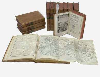 Histoire philosophique et politique des établissements et du commerce des européens dans les deux Indes, suivi du supplément à l’histoire philosophique...& Tableaux pour l’intelligence et vérification des résultats du commerce...