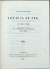 Traité pratique des chemins de fer, traduit de l'ouvrage anglais (deuxième édition). Avec des notes et additions par F. de Montricher et E. de ...
