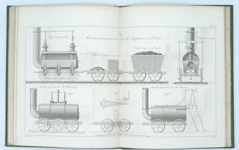 Traité pratique des chemins de fer, traduit de l'ouvrage anglais (deuxième édition). Avec des notes et additions par F. de Montricher et E. de ...