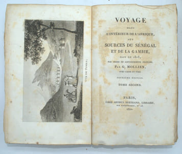 Voyage dans l'intérieur de l'Afrique, aux sources du Sénégal et de la Gambie, fait en 1818 par ordre du gouvernement français