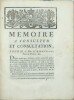 Mémoire a consulter, et consultation pour M. le duc d'Aiguillon, suivi de Mémoire à consulter pour le Sieur Clémenceau… contre la dame Moreau & son ...