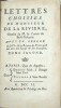 Lettres choisies de Monsieur de La Rivière, Gendre de M. le Comte de Bussi-Rabutin. Avec un abrégé de sa Vie, et la Relation du Procès qu'il eut avec ...