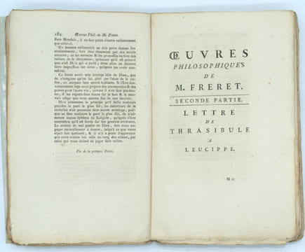 Œuvres Philosophiques
. FRERET, (Nicolas)