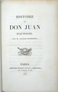 Histoire de Don Juan d'Autriche