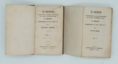Y-KING, Antiquissimus Sinarum liber quem ex latina interpretatione P. Regis aliorumque ex Soc. Jesu P. P. Editit Julius MOHL.
. RÉGIS (J.B., ...