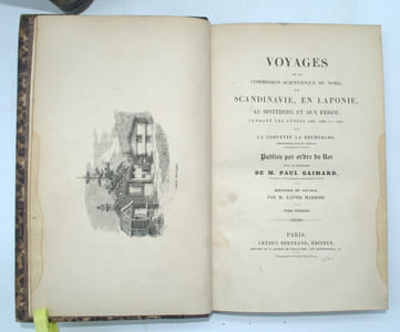 Voyages en Scandinavie, en Laponie, au Spitzberg, et aux Iles Féroé pendant les années 1838-1840 sur la Corvette La Recherche.


