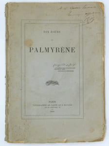 Dix jours en Palmyrène.

