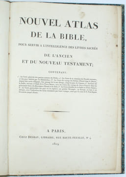 Nouvel Atlas de la Bible, pour servir a l'intelligence des livres sacrés de l'Ancien et du Nouveau Testament.
. MORTIER ( Pieter), DESRAY (Éditeur)