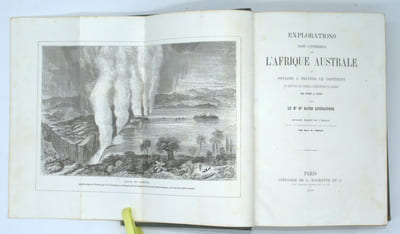 Exploration dans l’intérieur de l’Afrique et voyages à travers le continent de Saint-Paul de Loanda à l’embouchure du Zambèse de 1840 à 1856. 
