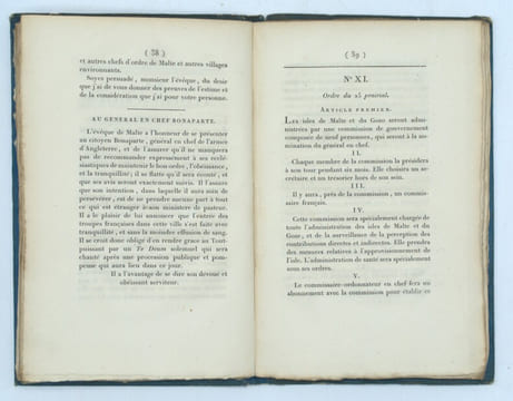 EXPÉDITION D'ÉGYPTE. Pièces diverses relatives aux opérations militaires et politiques du général Bonaparte et Pièces officielles de l'armée d'Égypte. ...