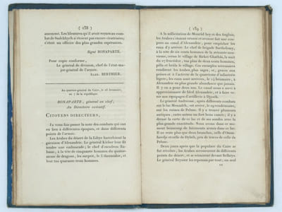 EXPÉDITION D'ÉGYPTE. Pièces diverses relatives aux opérations militaires et politiques du général Bonaparte et Pièces officielles de l'armée d'Égypte. Seconde partie
