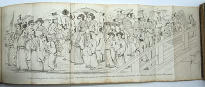 LE JAPON, OU VOYAGE DE PAUL RICORD AUX ILES DU JAPON, en 1811, 1812 et 1813 sur la corvette russe La Diane pour la délivrance du capitaine Golownin. par M. Breton accompagnées de planches inédites d'après les dessins du cabinet de feu M. Tizingh. 

